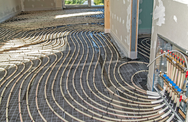 Plancher chauffant hydraulique &mdash; Plombalis